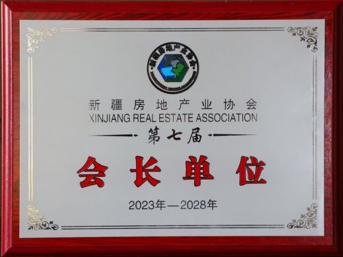 新疆房地产业协会第七届会长单位